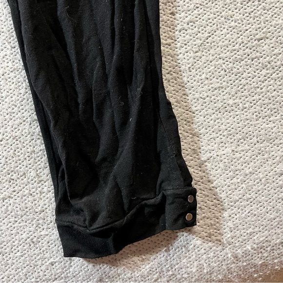 Eileen Fisher Black Pull On Casual Pants Size Large EUC - Picture 4 of 6